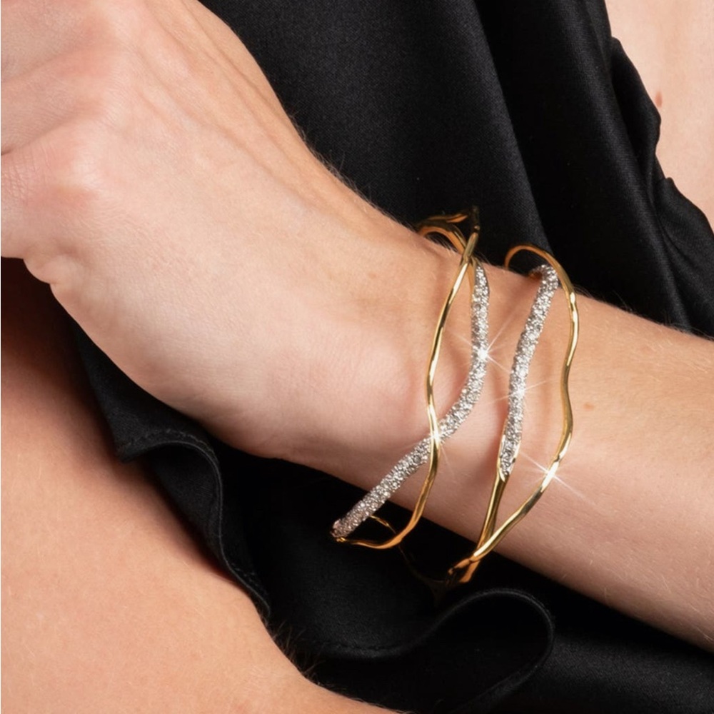 Alexis Bittar Solanales Crystal Cuff Bracelet